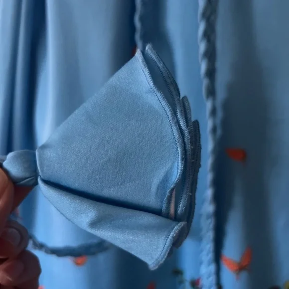 Alden Aldair Lizzie Sky Blue Maxi Dress Size Small NWT - Picture 6 of 14